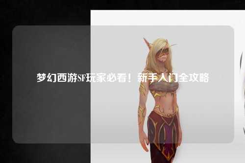 夢幻西游SF玩家必看！新手入門全攻略