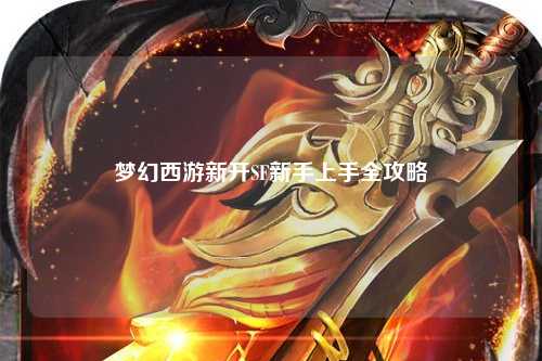 夢(mèng)幻西游新開(kāi)SF新手上手全攻略